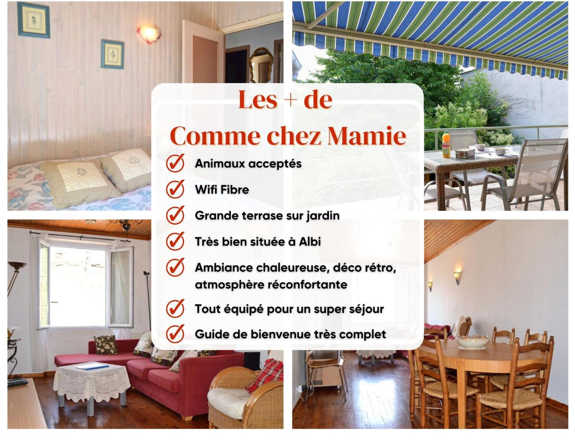 Comme Chez Mamie Albi - Terrasse - Proche Centre公寓 外观 照片